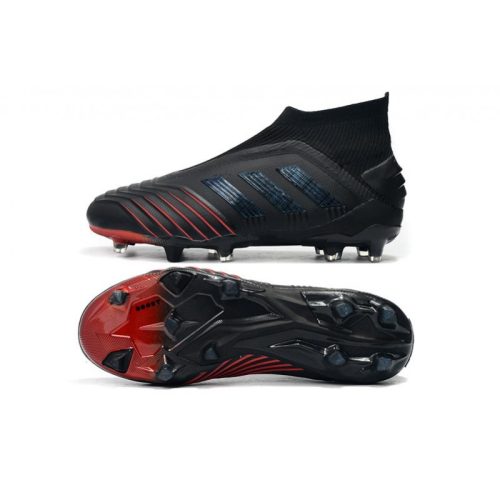 adidas Archetic Predator 19+ FG Zapatos - Negro Rojo_3.jpg